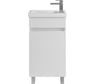 Комплект: Напольная тумба Sanstar Квадро 45, мебельный умывальник Фостер 450 123.1-1.4.1.К
