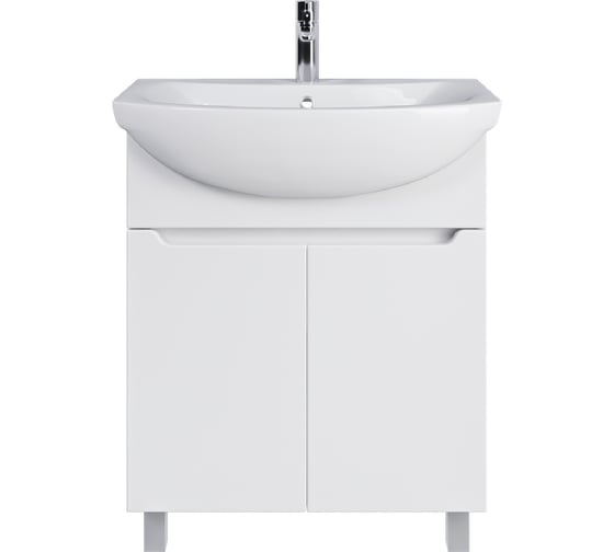 Комплект: Напольная тумба Sanstar Line 70, мебельный умывальник Балтика 70 132.1-1.5.1.К 1