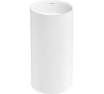 Напольная раковина отдельностоящая Wellsee Chalice Perfection, раковина-моноблок из акрила, цвет матовый белый 230612000