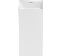 Напольная раковина отдельностоящая Wellsee Pure BY, раковина-моноблок из акрила, цвет белый глянец 230711000