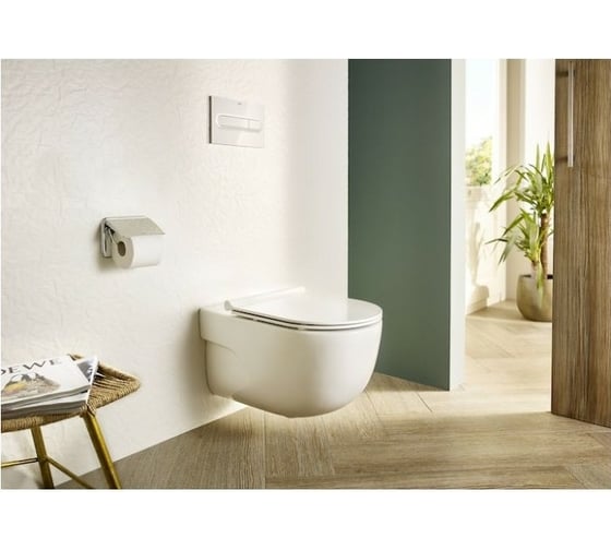 Чаша подвесного унитаза ROCA 34624L000 Meridian 560 rimless 00000065885