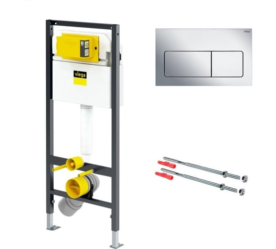 Модуль для подвесного унитаза VIEGA Prevista Dry SET Lean+ECO 1120x490 мм 792824 8524.10 00000071753 1