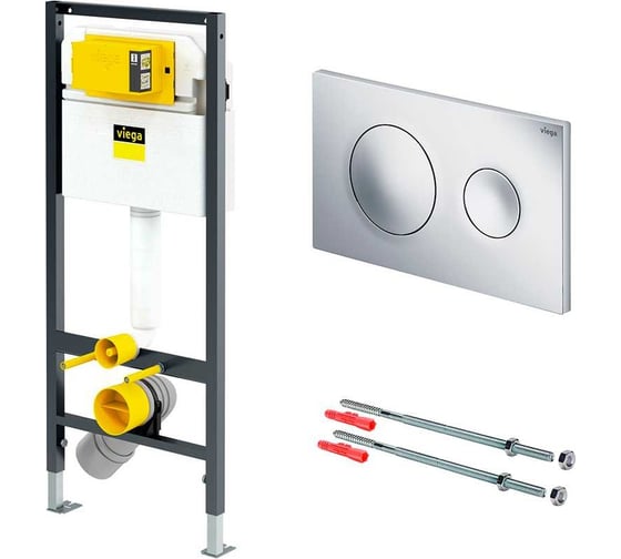 Модуль для подвесного унитаза VIEGA Prevista Dry SET Lean+ECO 1120x490 мм 792855 8524.13 00000072874