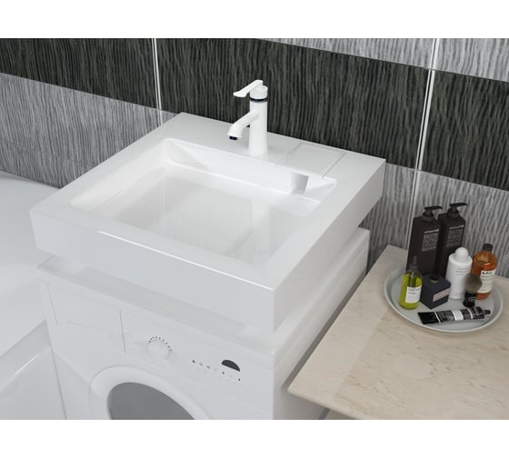 Раковина GreenStone Rida 600x600 (с кронштейнами) GS-R600х600