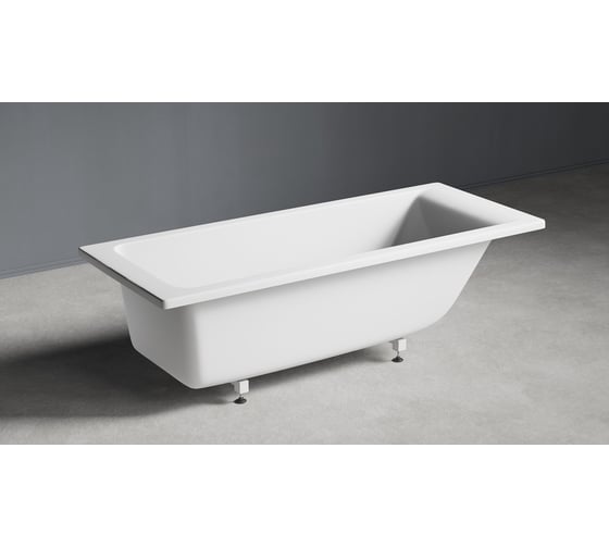 Ванна из литьевого мрамора GreenStone Arianna 1700x800 с ножками, белая 170801