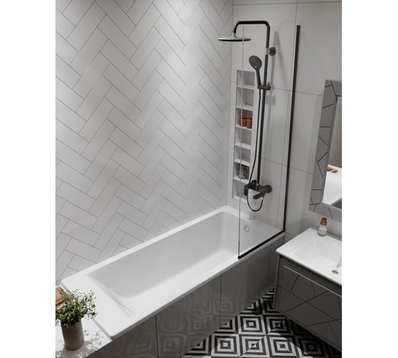 Ванна из литьевого мрамора GreenStone Arianna 1800x750 с ножками, белая 180751