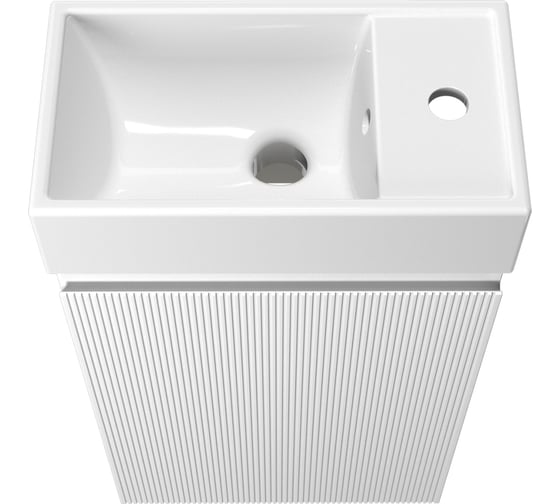 Комплект подвесной тумбы с раковиной для ванной и туалета Wellsee WC Area в наборе 2 в 1 221801001