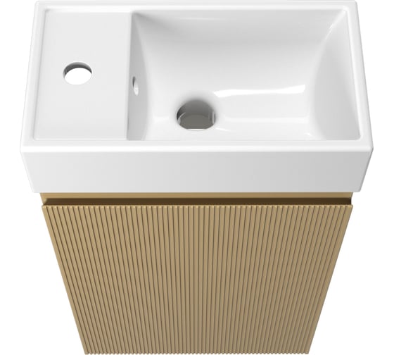 Комплект подвесной тумбы с раковиной для ванной и туалета Wellsee WC Area в наборе 2 в 1 221803002
