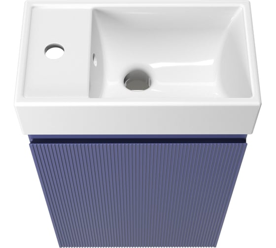 Комплект подвесной тумбы с раковиной для ванной и туалета Wellsee WC Area в наборе 2 в 1 221804002
