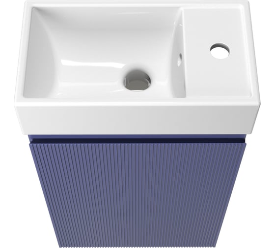 Комплект подвесной тумбы с раковиной для ванной и туалета Wellsee WC Area в наборе 2 в 1 221804001