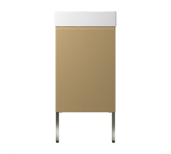 Комплект подвесной тумбы с раковиной и ножками для ванной и туалета Wellsee WC Area в наборе 3 в 1 221803004