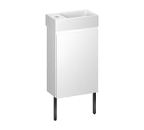 Комплект подвесной тумбы с раковиной и ножками для ванной и туалета Wellsee WC Area в наборе 3 в 1 221801006