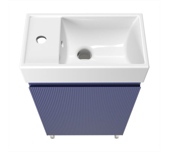 Комплект подвесной тумбы с раковиной и ножками для ванной и туалета Wellsee WC Area в наборе 3 в 1 221804004