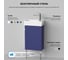 Комплект подвесной тумбы с раковиной и ножками для ванной и туалета Wellsee WC Area в наборе 3 в 1 221804003 8