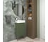 Комплект подвесной тумбы с раковиной и ножками для ванной и туалета Wellsee WC Area в наборе 3 в 1 221805003 7