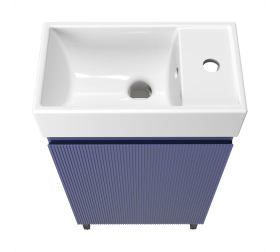 Комплект подвесной тумбы с раковиной и ножками для ванной и туалета Wellsee WC Area в наборе 3 в 1 221804005