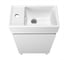 Комплект подвесной тумбы с раковиной и ножками для ванной и туалета Wellsee WC Area в наборе 3 в 1 221801004 3
