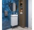 Комплект подвесной тумбы с раковиной и ножками для ванной и туалета Wellsee WC Area в наборе 3 в 1 221801004 7