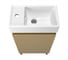 Комплект подвесной тумбы с раковиной и ножками для ванной и туалета Wellsee WC Area в наборе 3 в 1 221803006 3