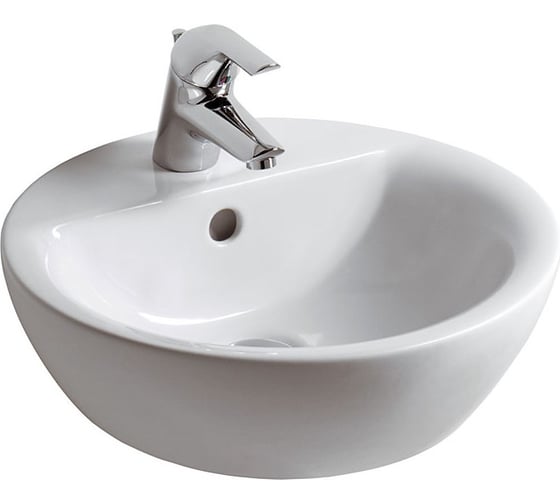 Раковина-чаша IDEAL STANDARD E804001 Connect Sphere 43 см, 1 отверстие под смеситель 00000009882