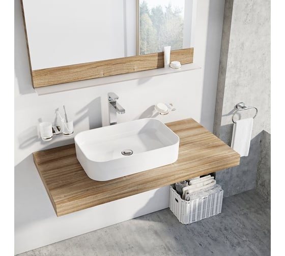 Умывальник RAVAK CERAMIC 550 R SLIM белый XJX01155002 00000069535