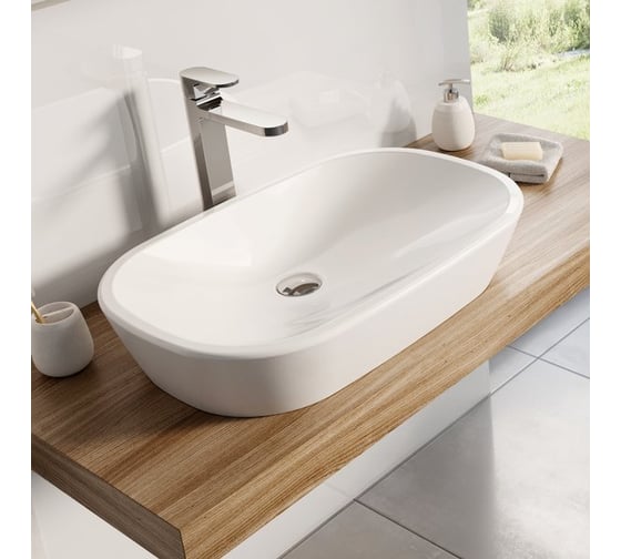 Умывальник RAVAK Ceramic 600 O белый XJX01160001 00000060523