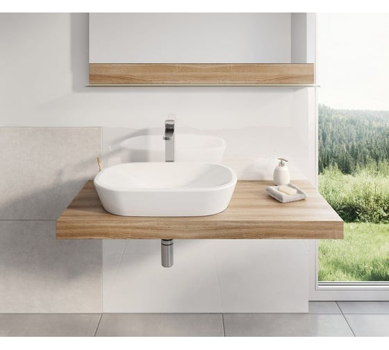 Умывальник RAVAK Ceramic 600 O белый XJX01160001 00000060523