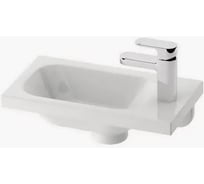 Умывальник RAVAK CHROME 400 правый, белый, с отверстием XJGP1100000 00000028818