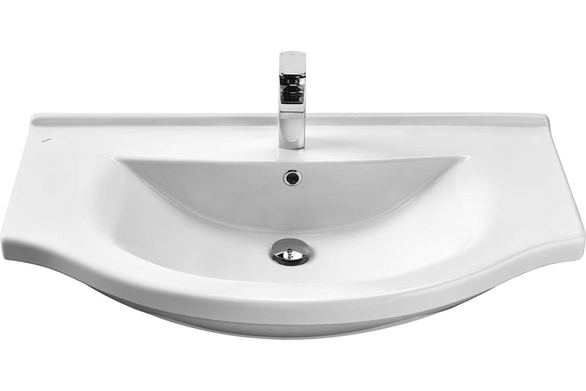 Умывальник DORATIZ Эльбрус 90 Сантек мебельный, перелив с обрамлением ...