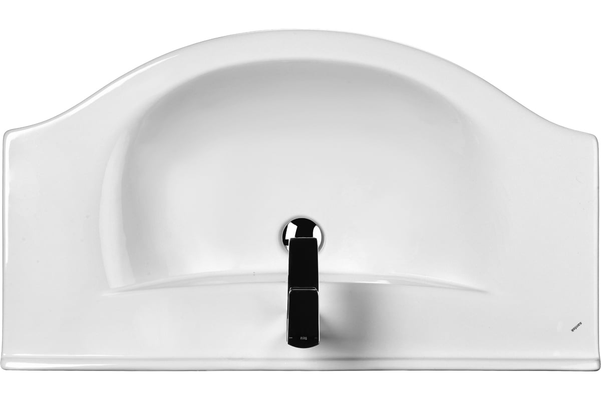 Умывальник DORATIZ Эльбрус 90 Сантек мебельный, перелив с обрамлением ...