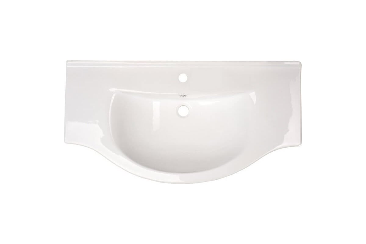 Умывальник DORATIZ Эльбрус 90 Сантек мебельный, перелив с обрамлением ...