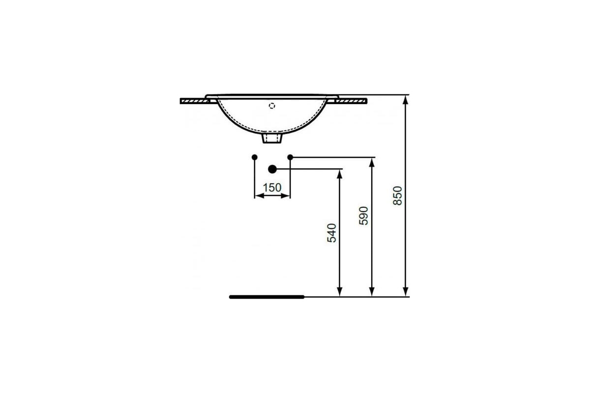 Раковина VIDIMA СеваФреш встраиваемая W504861 - выгодная цена, отзывы ...