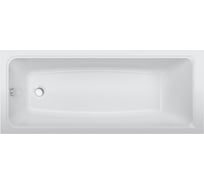 Ванна AM.PM Gem, 170x70 с каркасом и шторкой на борт ванны W90ASET-170W90BS80CT