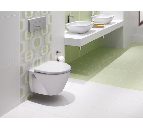 Подвесной унитаз Kale STIL безободковый, в комплекте с сиденьем 00043906