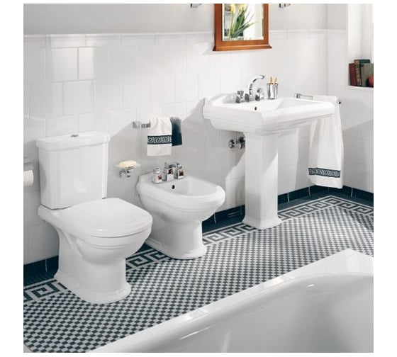 Унитаз напольный Villeroy & Boch 370x725 мм, под бачок 7721 с креплением 00000038124 666210R1
