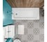 Акриловая ванна 1Marka MODERN 120х70 см MODERN в наборе 3 в 1: прямоугольная металлические ножки, слив-перелив хром 01мод1270кс1 7