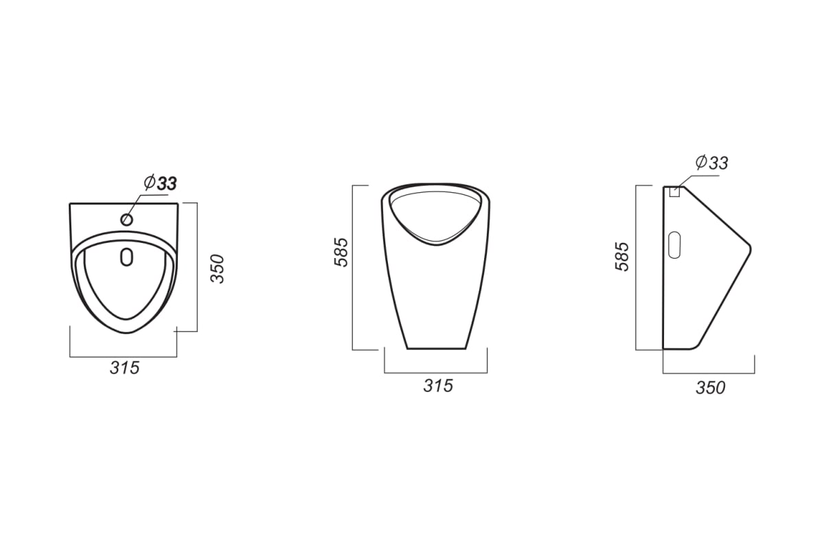 Писсуар Sanita LONG 00000055452 15994713 - выгодная цена, отзывы ...