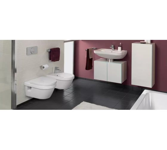 Подвесной унитаз VILLEROY & BOCH OMNIA ARCHITECTURA 370x530 мм. 5684 R001 00000040401