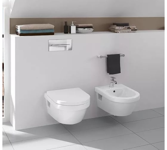 Подвесной унитаз VILLEROY & BOCH OMNIA ARCHITECTURA 370x530 мм. 5684 R001 00000040401