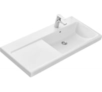 Мебельная раковина ROCA GAP PLUS 100, с увеличенной высотой бортика, правая 73270ME004