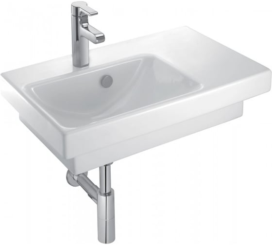 Раковина JACOB DELAFON ODEON UP E4757-00 65x40 см, с правым крылом 00000012465