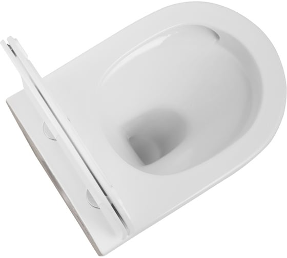 Унитаз подвесной IBERICA BLANCA BILBAO ALTO белый, торнадо, тонкое сиденье дюропласт, soft close IB.BRA.234.1B1