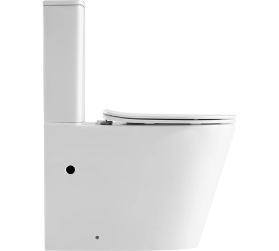 Унитаз напольный Iberica Blanca BURGOS MAXI белый, торнадо, тонкое сиденье дюропласт, soft close IB.BRM.124.1B1