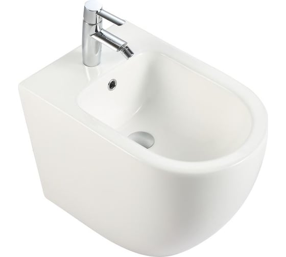 Напольное биде IBERICA BLANCA BILBAO BIDE белое с отверстием под смеситель, IB.BLA.B32