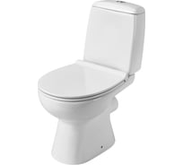 Унитаз-компакт SANTEK 1.WH30.2.415 ЦЕЗАРЬ стандарт 2-режима, дюроsoft-close, тонкое 00000059828