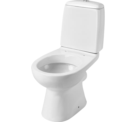 Унитаз-компакт SANTEK 1.WH30.2.415 ЦЕЗАРЬ стандарт 2-режима, дюроsoft-close, тонкое 00000059828