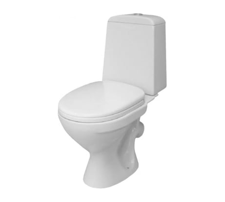 Унитаз-компакт SmartSant Тренд арматура 2-режима, сиденье термопласт VT1202W