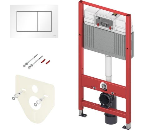 Инсталляция TECE с панелью смыва Now белая 9400013
