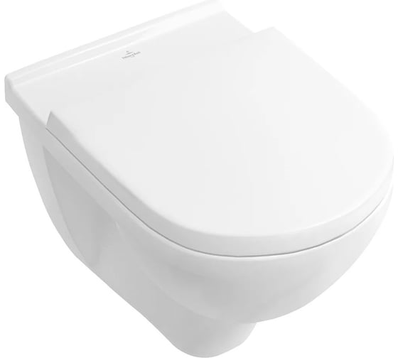 Подвесной унитазом с открытым смывным краем Villeroy & Boch в сборе с крышкой 00000056229 5660HRR1