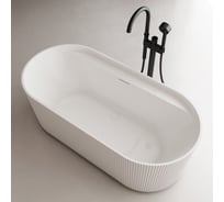 Акриловая ванна ABBER белая матовая AB9444MW